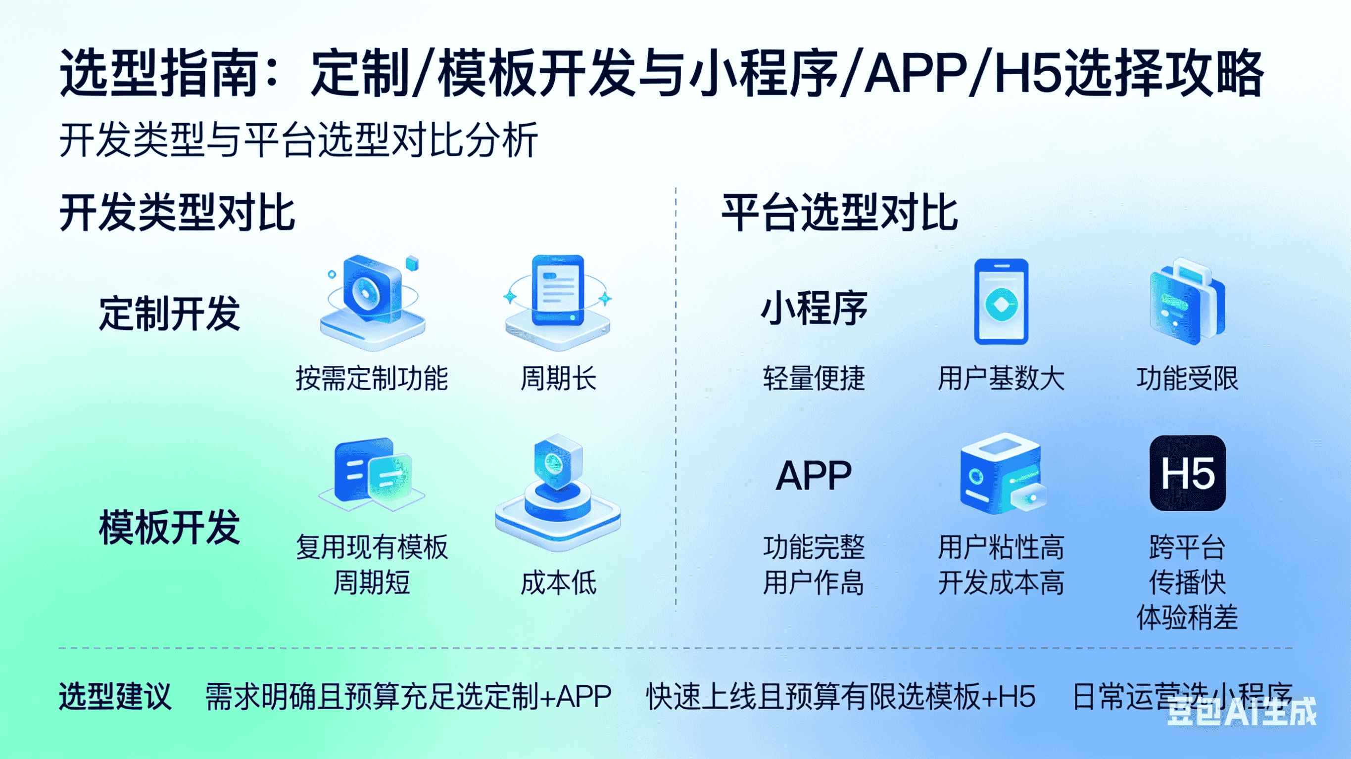 小程序/APP/H5选型决策树